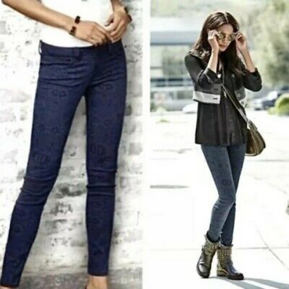 CAbi Lace Skinny Jeans - NWT Size 4